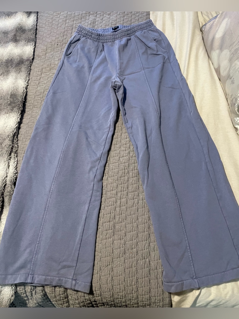 GAP Men's Slate-Blue Jogger Pants